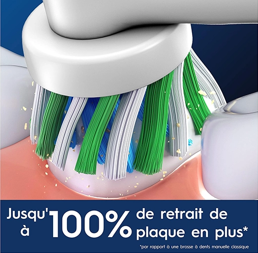 Brossettes Oral-B Pro Cross Action – Nettoyage Précis et Profond au Quotidien