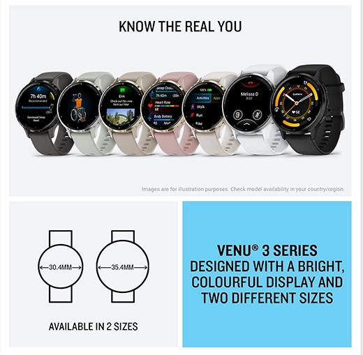 Montre Connectée Élégante et Ultra Complète Garmin Venu 3S