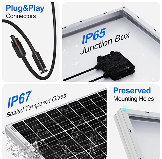 Panneau solaire ECO-WORTHY 170W 12V