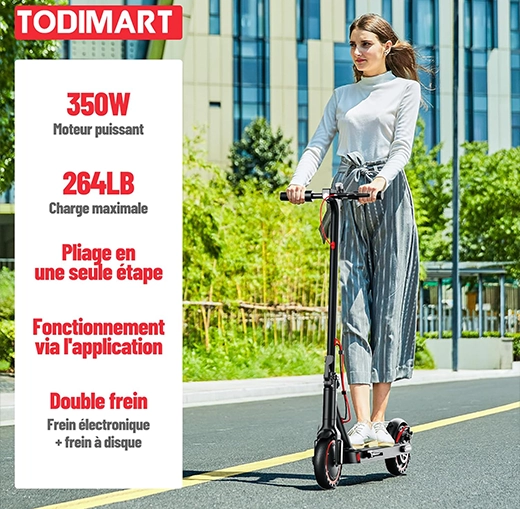 Trottinette électrique légère et increvable : TODIMART T3