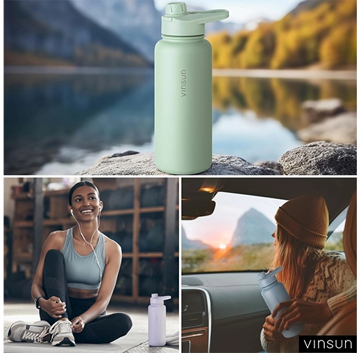 VINSUN Gourde Isotherme : La fraîcheur qui vous suit partout