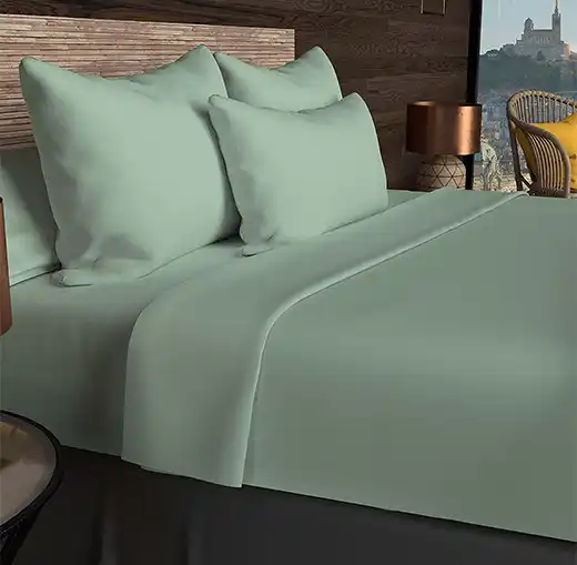 Drap Housse Soleil d'ocre Coton 57 fils: douceur, qualité et confort garanti