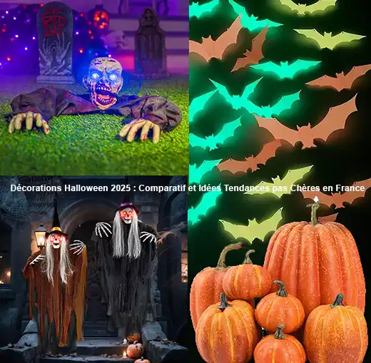 Décorations Halloween 2025 : Comparatif et Idées Tendances pas Chères en France