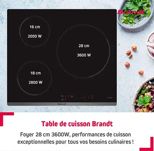 Brandt Plaque Induction : Test complet, Points forts et Limites