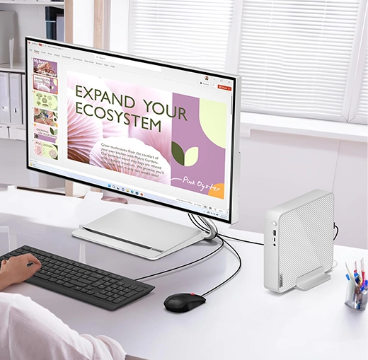 Lenovo IdeaCentre Mini : Le PC de bureau compact et puissant.
