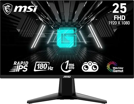 MSI G255F 24,5" FHD 180 Hz Rapid IPS — test, performances et avis