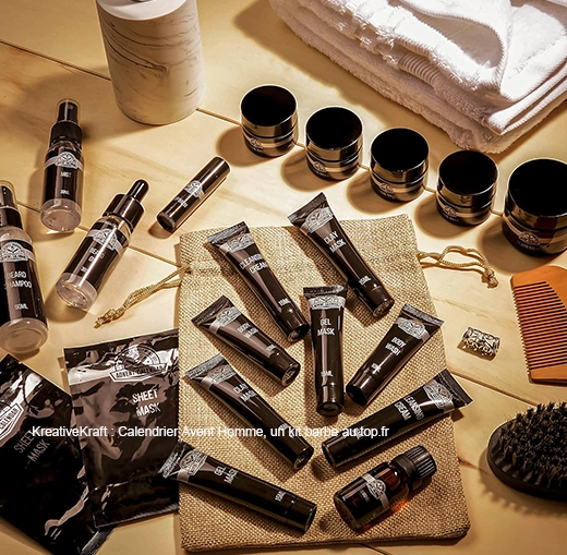 KreativeKraft : Calendrier Avent Homme, un kit barbe au top