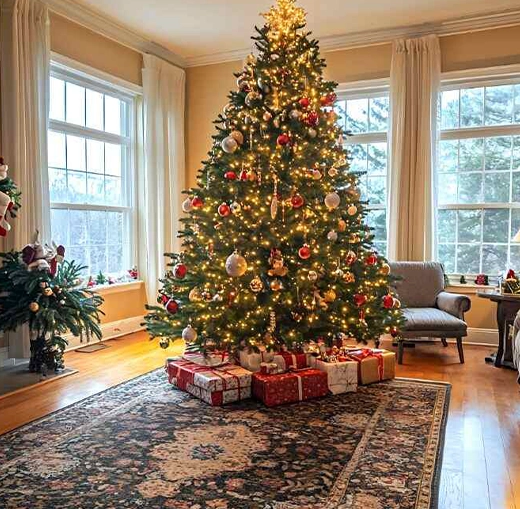 Sapin Magique : L'arbre de Noël 180cm facile, prêt à briller !