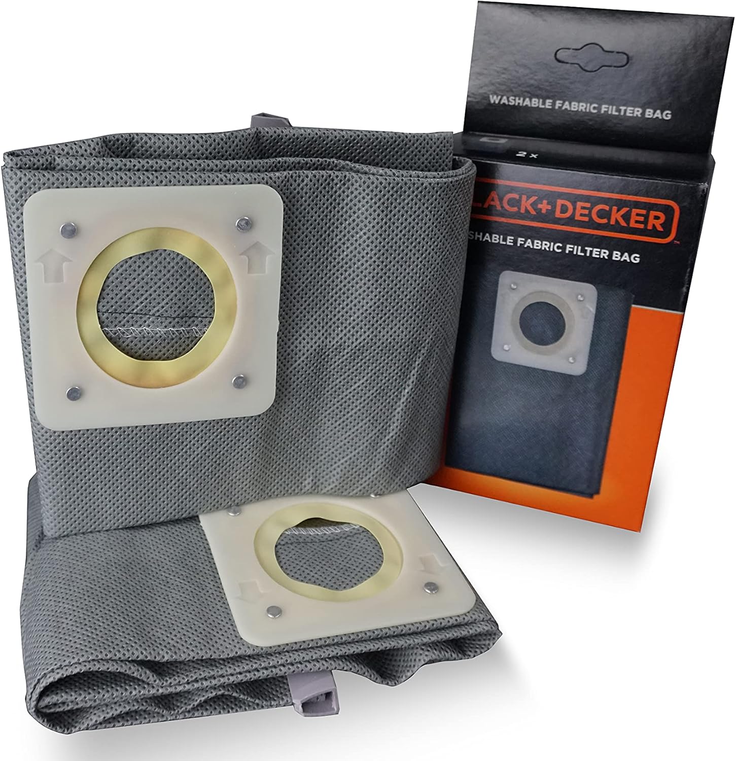 Sacs filtrants en tissu lavable réutilisables Black+Decker