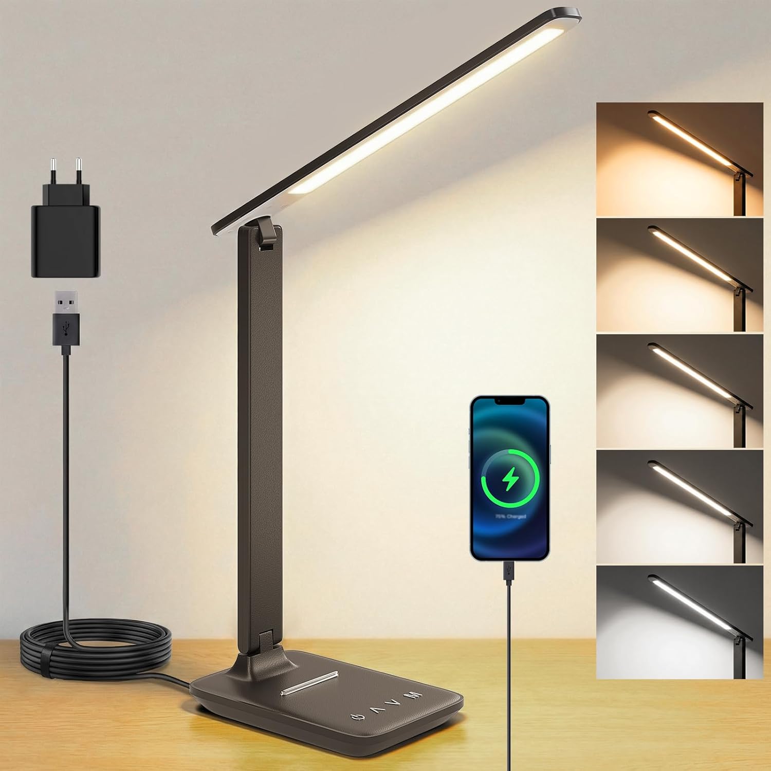 Lampe de bureau LED réglable