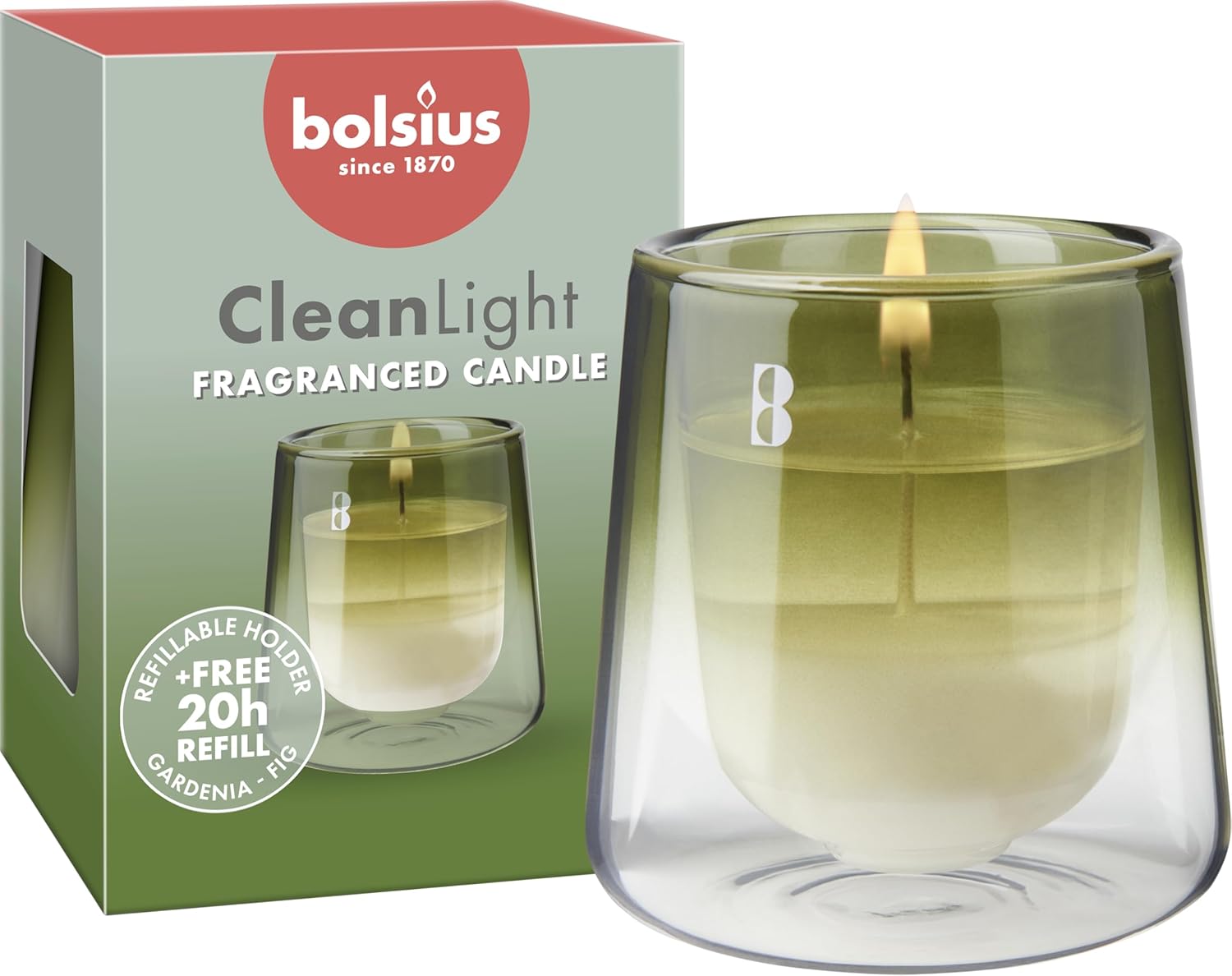 Set de démarrage bougie parfumée rechargeable Bolsius