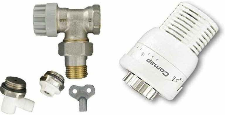 Kit robinet et tête thermostatique radiateur COMAP Senso
