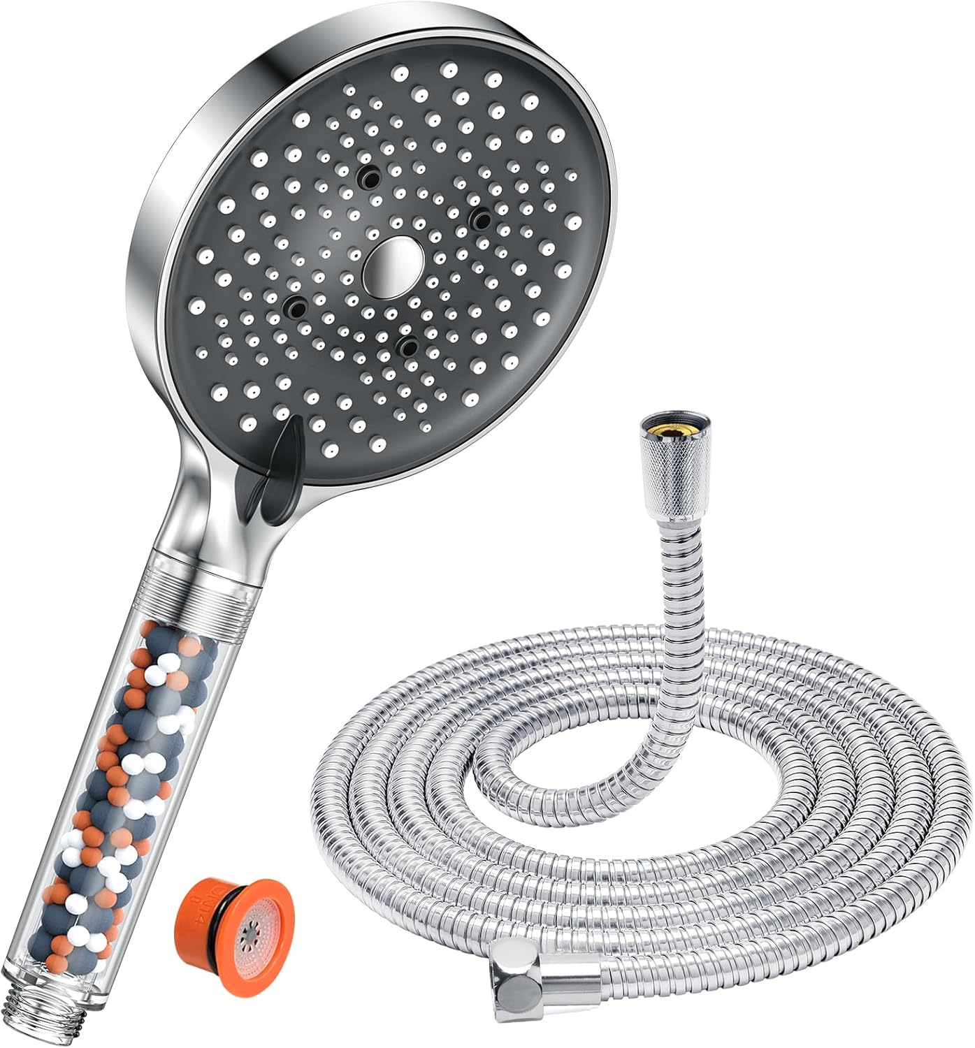 Pommeau de douche économie d’eau avec tuyau