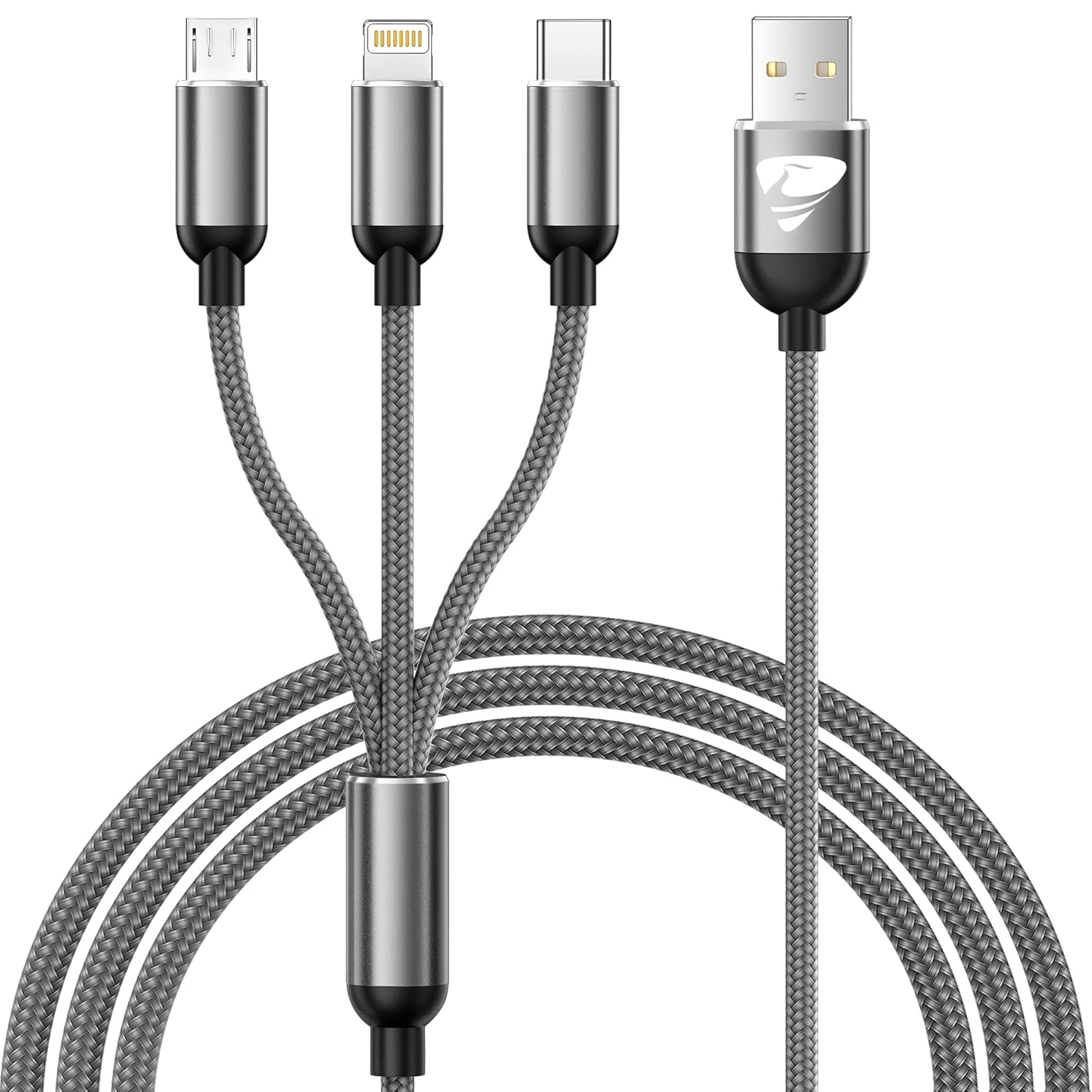 Câble de charge universel 3 en 1 en nylon tressé