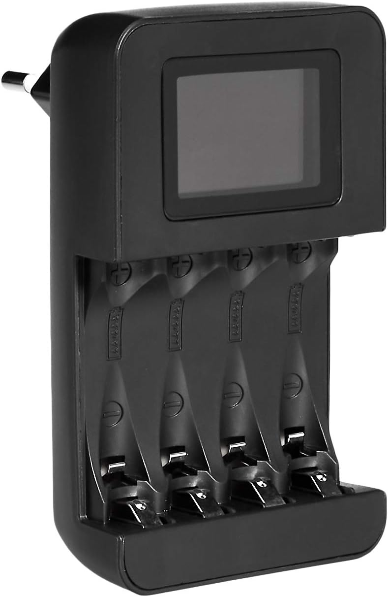 Chargeur de piles intelligent Amazon Basics