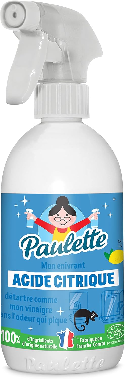 Acide citrique liquide détartrant ménager Paulette