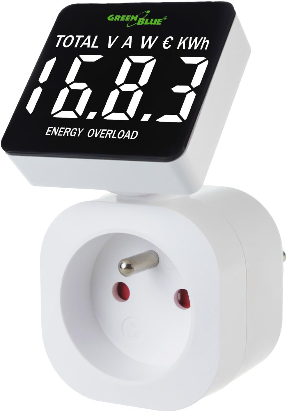 Wattmètre compteur d’énergie sur prise GreenBlue