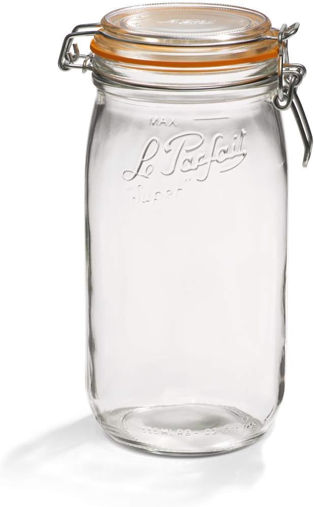 Lot de bocaux de conserve en verre Le Parfait 1,5 L