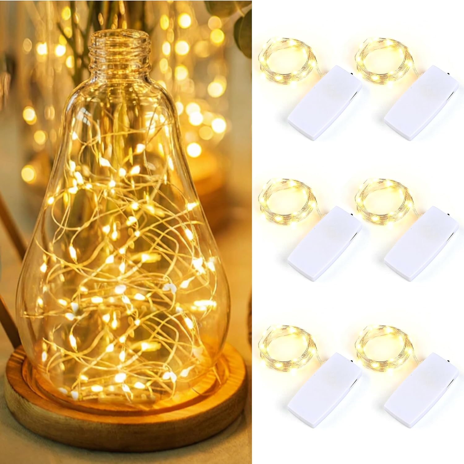 Guirlandes lumineuses LED rechargeables USB-C Carehabi
