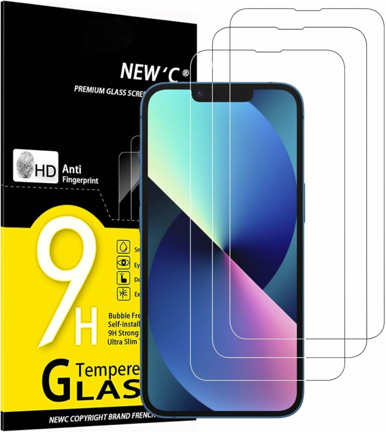 Lot de verres trempés de protection d’écran NEW’C