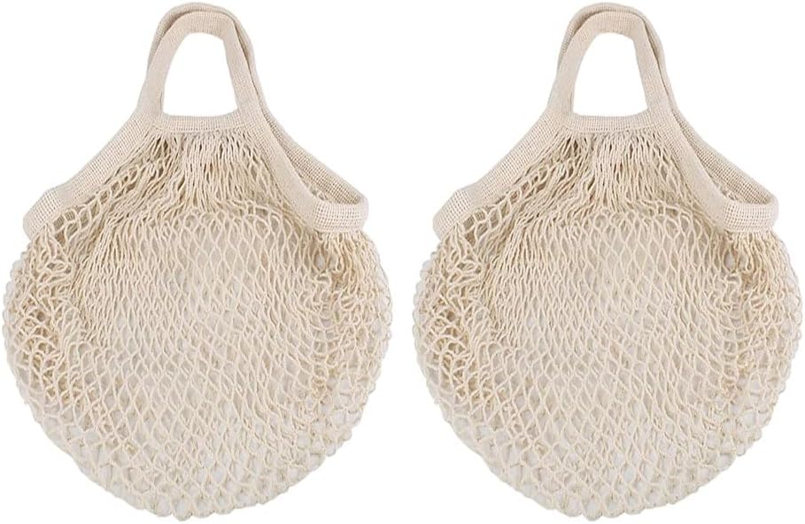 Lot de sacs à provisions réutilisables et lavables en coton