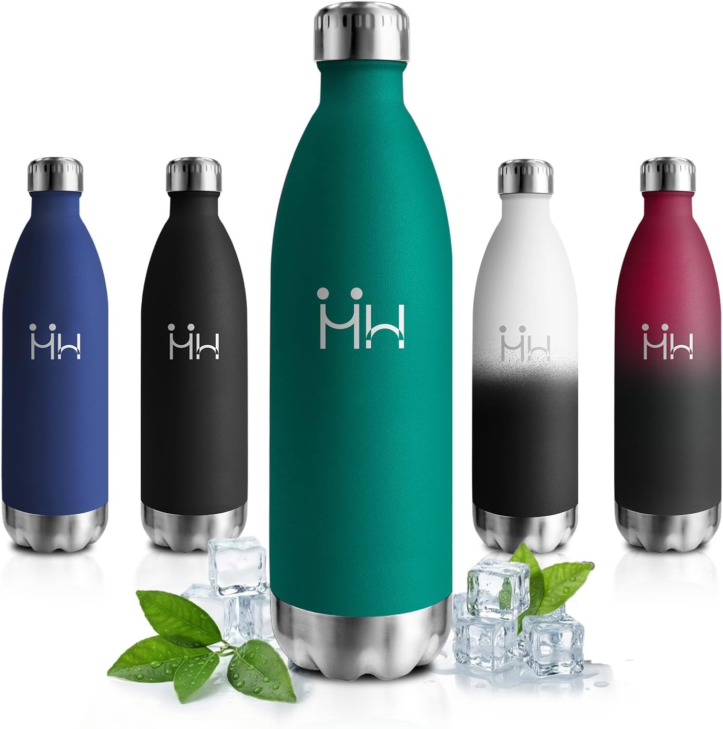 Gourde isotherme 1L en inox double paroi sans BPA
