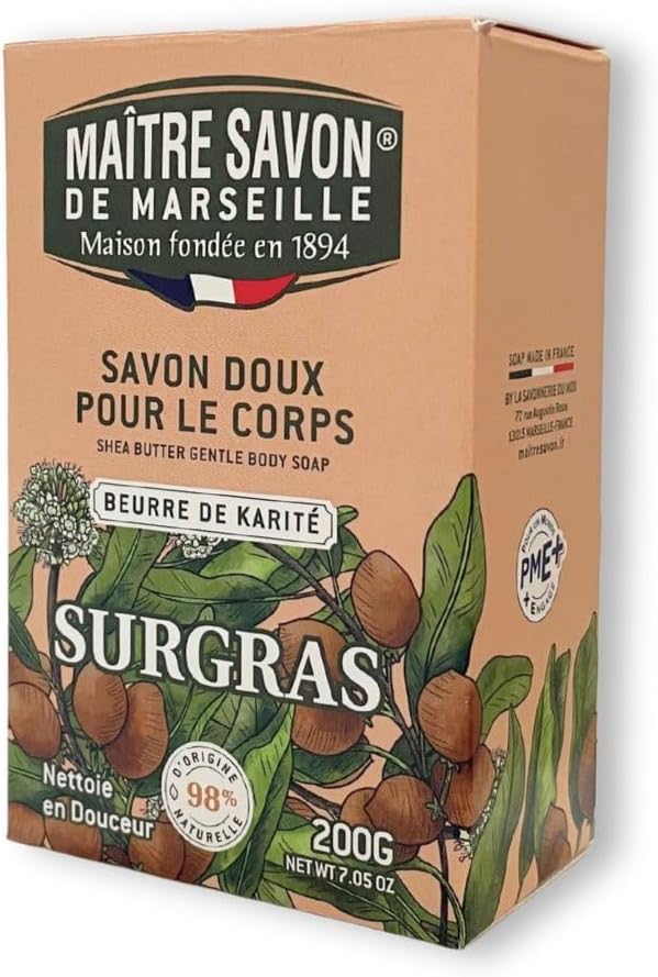 Savon de Marseille solide surgras Maître Savon