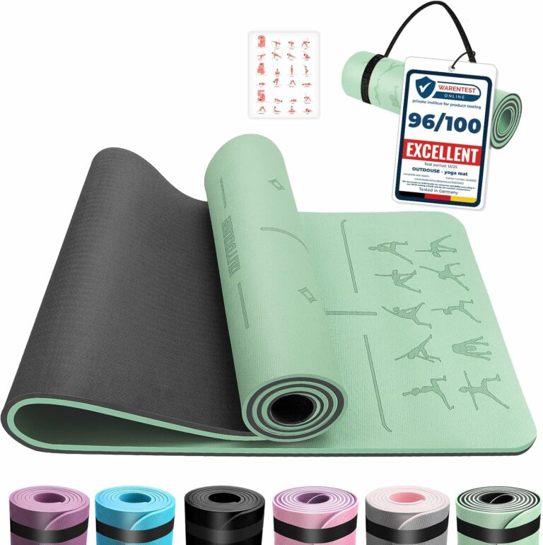 Tapis de yoga écologique antidérapant en TPE