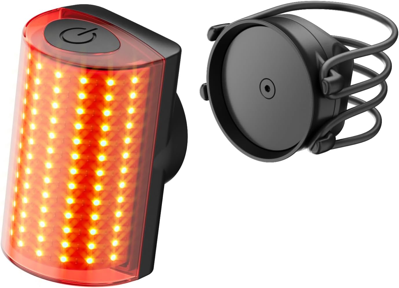 Feu arrière vélo LED magnétique rechargeable Shapeheart